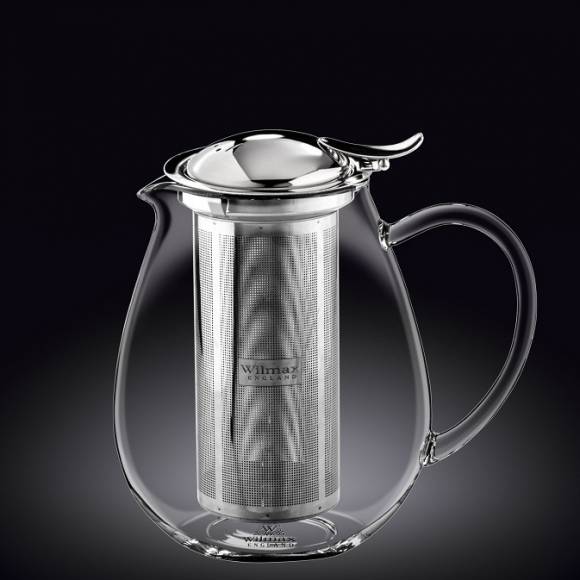 Чайник 1300 мл заварочный с откидной крышкой и колбой нерж.термостекло Wilmax WL-888803/A Чайник 1300 мл заварочный с откидной крышкой и колбой нерж.термостекло Wilmax WL-888803/A