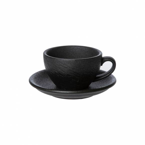 Чайная пара 200мл черная Corone Grafica [XSY297,XSY298] фк6924