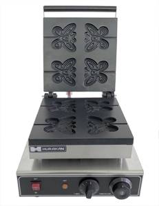 Вафельница Hurakan HKN-GES10 Butterfly 4 вафли в виде бабочек
