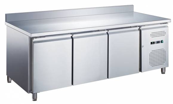 Стол с охлаждающим шкафом Hurakan HKN-GN3TN-S с бортом