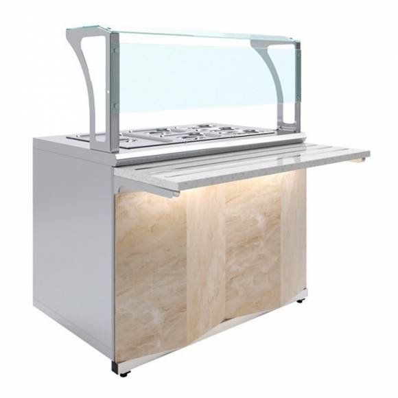 Мармит вторых блюд паровой Monolith Luxstahl МВП (С)-1500 Premium