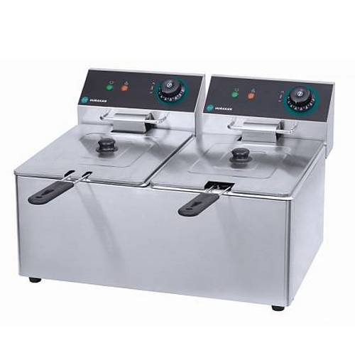 Фритюрница 4л+4л Hurakan HKN-FD44N