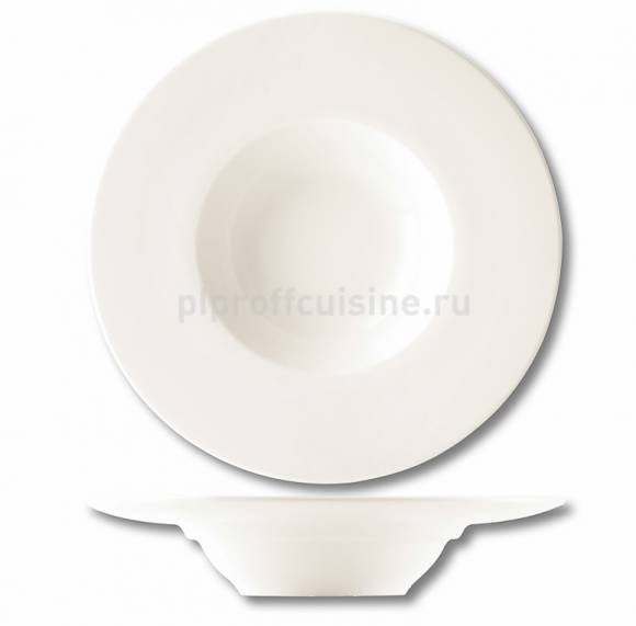 Тарелка для пасты 550мл d=300мм Kunst Werk "Black Label" F1648-12 99000032 /12/