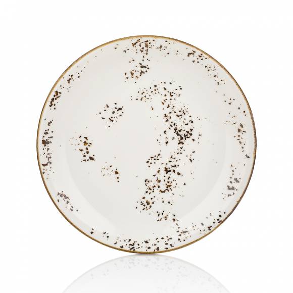 Тарелка мелкая 230мм фарфор Elegance By Bone HA-EL-ZT-23-DZ /6/ Тарелка мелкая 230мм фарфор Elegance By Bone HA-EL-ZT-23-DZ /6/