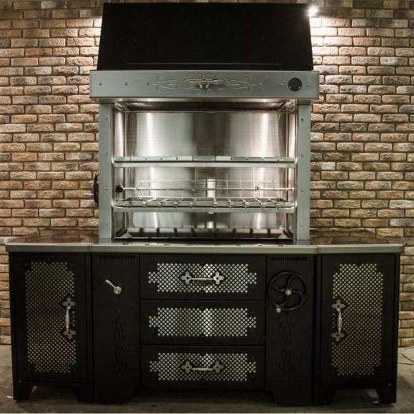 Гриль-мангал УММ/1 (BASE) с решеткой и вертелом 11312 Гриль-мангал УММ/1 (BASE) с решеткой и вертелом 11312