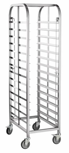 Тележка-шпилька для гастроемкостей Абат ТШГ-14-1/1, 14 уровней для GN 1/1, вся нерж.				