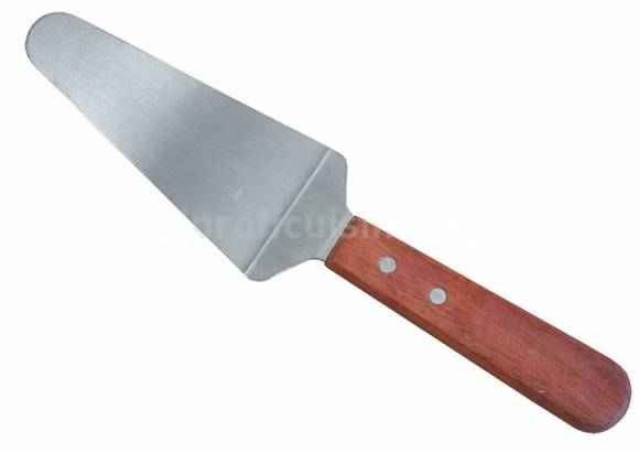 Лопатка кухонная 120мм изогнутая с дерев.ручкой Proff Chef Line P.L. GS-10201-55AK /CUTLERY 92001310