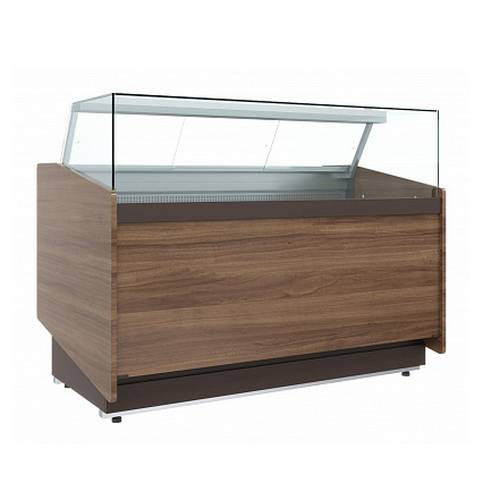 Витрина нейтральная кондитерская Полюс VISION KC82 N 1,5-1 (без боковин)