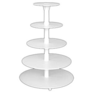 Подставка для торта 5-ярусная разборная Италия, пластик