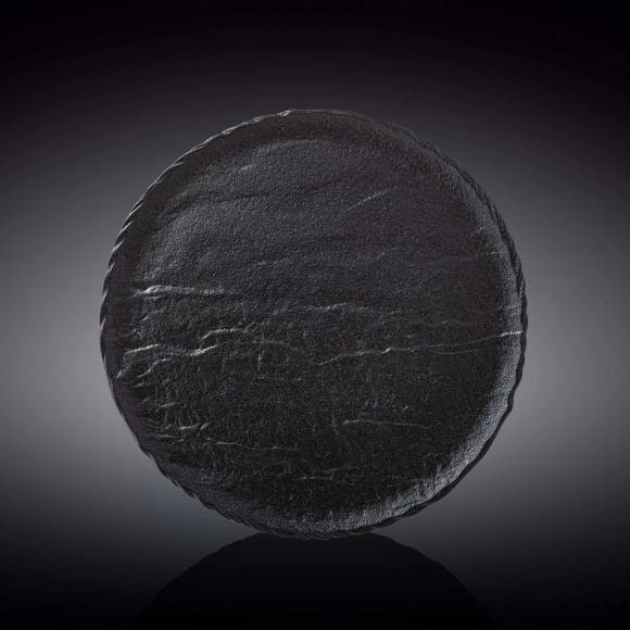 Тарелка 230мм круглая Wilmax WL-661125/A черная /3/24/ Тарелка 230мм круглая Wilmax WL-661125/A черная /3/24/