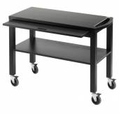 Тележка сервировочная 2 уровня, МДФ цвета венге, сталь Pintinox 97150740 Тележка сервировочная 2 уровня, МДФ цвета венге, сталь Pintinox 97150740