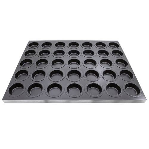 Лист для выпечки маффинов и кексов 80 мм 600*400 с антипригарным покрытием Лист для выпечки маффинов и кексов 80 мм 600*400 с антипригарным покрытием