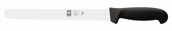 Нож для нарезки 300/440 мм. черный с волн. кромкой PRACTICA Icel 24100.3460000.300