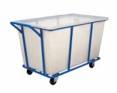 Тележка для прачечной ТП27.2 ОЛДАК конусный пластиковый бак 400л, г/п 150кг
