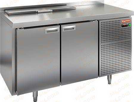 Стол холодильный для салатов Hicold SL1-11GN (1/3)  с крышкой