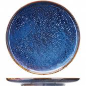 Тарелка «Ирис» D=290, H=27мм фарфор голуб. 03013394 ZA0001-11-a /1/12/