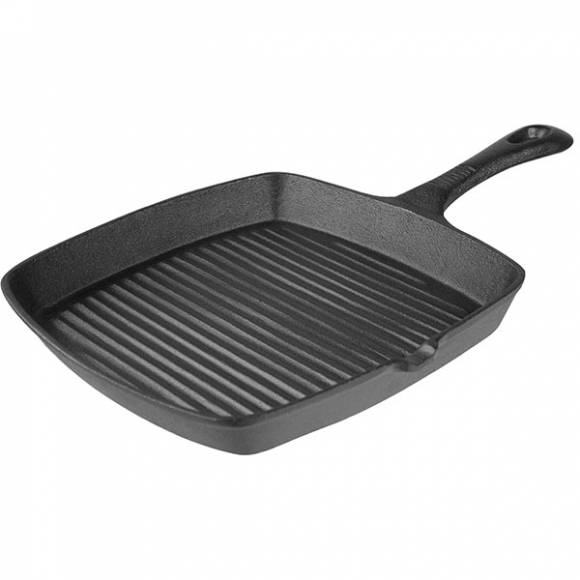 Сковорода-гриль квадрат. H=21 L=378 B=242мм DM-2424GRP