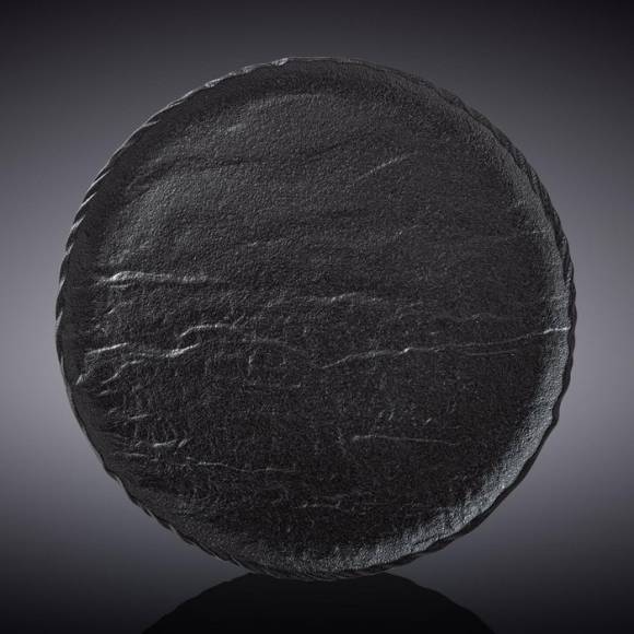 Тарелка 180мм круглая Wilmax WL-661123/A черная /6/48/ Тарелка 180мм круглая Wilmax WL-661123/A черная /6/48/