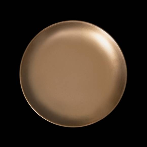 Тарелка мелкая 205мм Corone Luminare медная фк1903