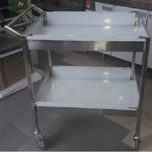 Тележка для посуды 800*600*900 гл.100, 2 уровня, техно Тележка для посуды 800*600*900 гл.100, 2 уровня, техно