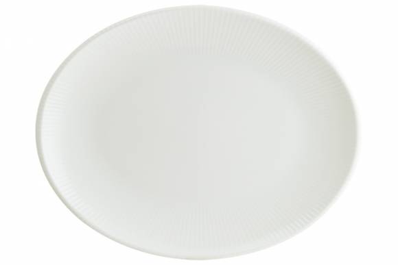 Блюдо овальное 250*190 мм. Ирис Белый, форма Мув Bonna IRSWHMOV25OV b Блюдо овальное 250*190 мм. Ирис Белый, форма Мув Bonna IRSWHMOV25OV b