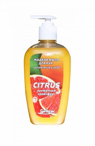 Мыло жидкое Citrus Sprinter 1л флакон с дозатором