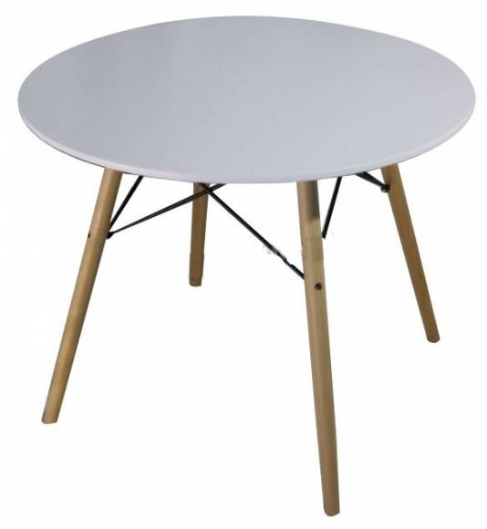 Стол обеденный BM-T08 1000*1000 белый