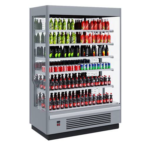 Пристенный охлаждаемый стеллаж Polair Stretto 2500-07 М без боковин Пристенный охлаждаемый стеллаж Polair Stretto 2500-07 М без боковин