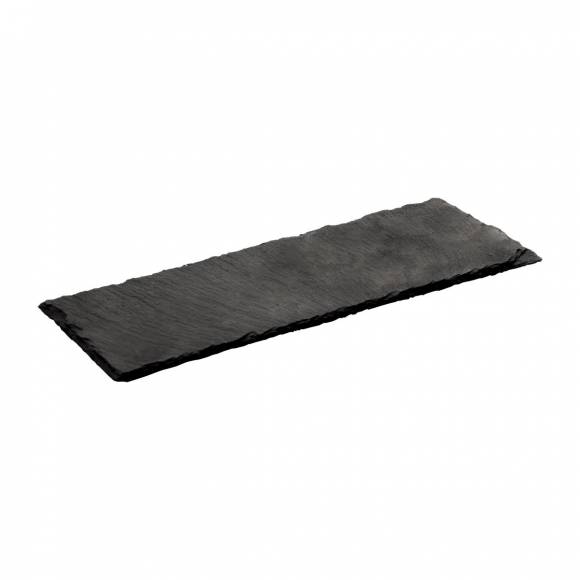 Блюдо,сланец,черное 40*12*0,5 см P.L. Proff Cuisine MSL4012