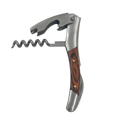 Нарзанник 3-х функц. одноступен. дерев. ручка, нерж. MGsteel 70477 Нарзанник 3-х функц. одноступен. дерев. ручка, нерж. MGsteel 70477