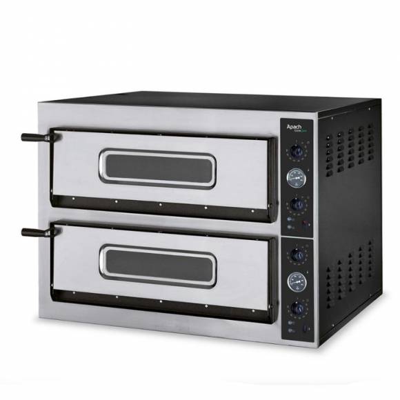 Печь для пиццы 2-камерная Apach AML44X 4+4