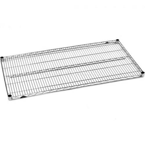 Полка-решётка 1219х610мм для стеллажа Metro хромоникелевая 2448NC (для сухих помещений) Полка-решётка 1219х610мм для стеллажа Metro хромоникелевая 2448NC (для сухих помещений)