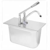 Дозатор для соусов с гастроемкостью GN 1/4*200 мм и дозированием рычагом Kalando KD0214