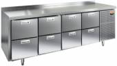 Стол холодильный Hicold SN2222/TN 8 ящиков Стол холодильный Hicold SN2222/TN 8 ящиков