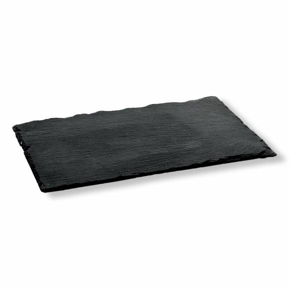 Блюдо,сланец,черное 30*20*0,5 см P.L. Proff Cuisine MSL3020