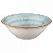 Салатник конусный 16см 400мл фарфор Gourmet Aura Aqua Bonna AAQGRM16KS b