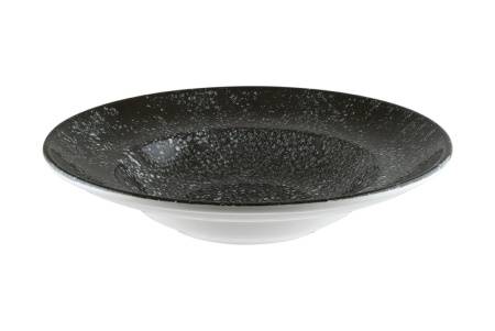 Тарелка глубокая 400мл 240мм Cosmos Black Gourmet Bonna COSBLGRM24CK