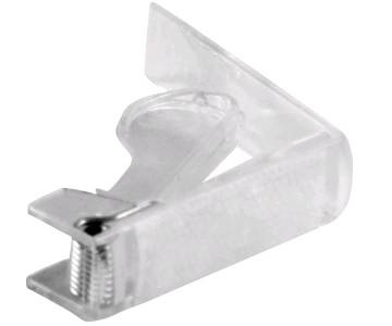 Зажим для скатерти прозрачный с липучкой пружина 1738 32093 /1/96/