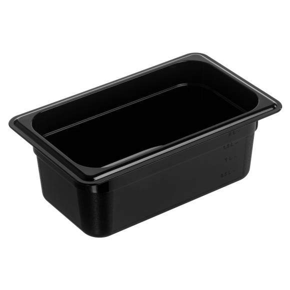 Гастроемкость GN1/4-100 2,5 л. поликарб. черная GP 79773 Гастроемкость GN1/4-100 2,5 л. поликарб. черная GP 79773