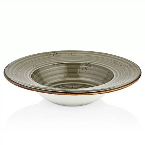 Тарелка для пасты гастро 400мл 250мм фарфор Supreme By Bone HA-SP-GT-25-CK /6/