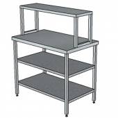 СП2ПДП стол произв.1300*500*1250 с 2-мя нижними и 1-ой верхней полками и без борта 