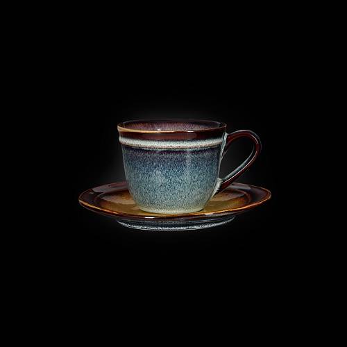 Чайная пара 200мл Corone Verde синий+зеленый HL497110+HL497120 фк0722