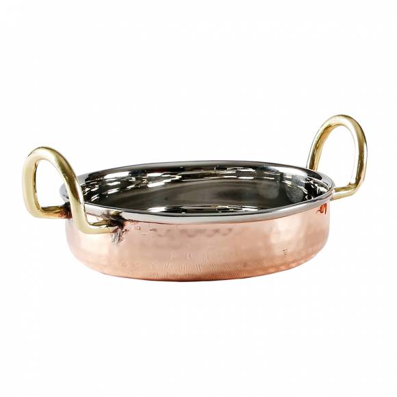 Сковорода порционная c ручками 13*3,2 см, нержавейка, P.L. Proff Cuisine DMP01