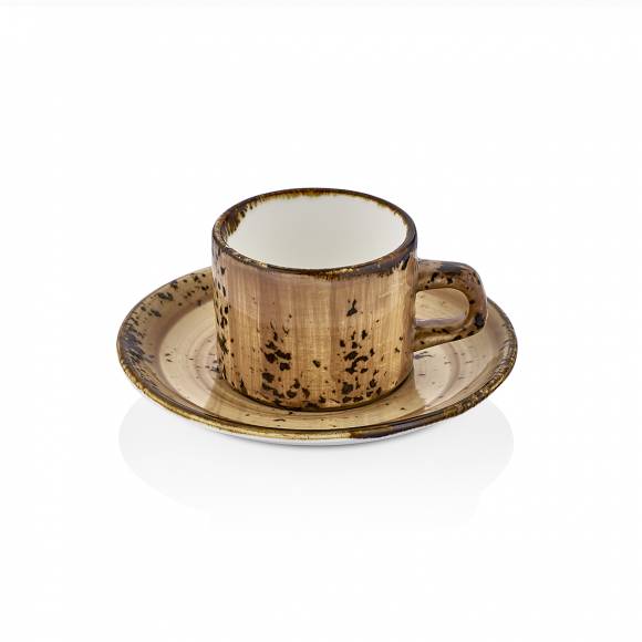 Кофейная пара 75 мл фарфор Vintage By Bone HA-VT-GT-01-KFT /6/ Кофейная пара 75 мл фарфор Vintage By Bone HA-VT-GT-01-KFT /6/