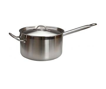 Сотейник 4л нерж. двойное дно крышка индукция MGSteel 19140