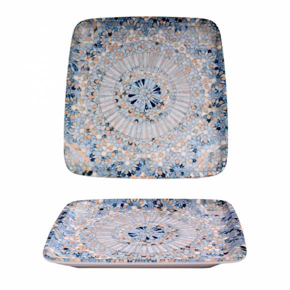Тарелка прямоуг. 270*250 мм. без полей Luca Mosaic Bonna S-MT-LUCMZMOV34KR