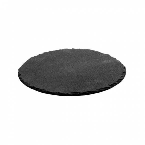 Блюдо,сланец,черное d=35*0,5 см P.L. Proff Cuisine MSL35