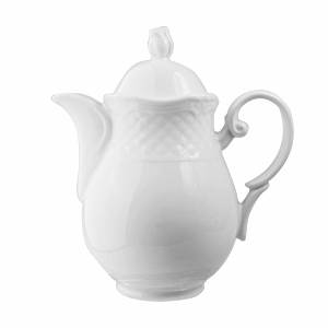 Кофейник 300мл Афродита Lubiana фарфор L=12см 2673-white 03160333