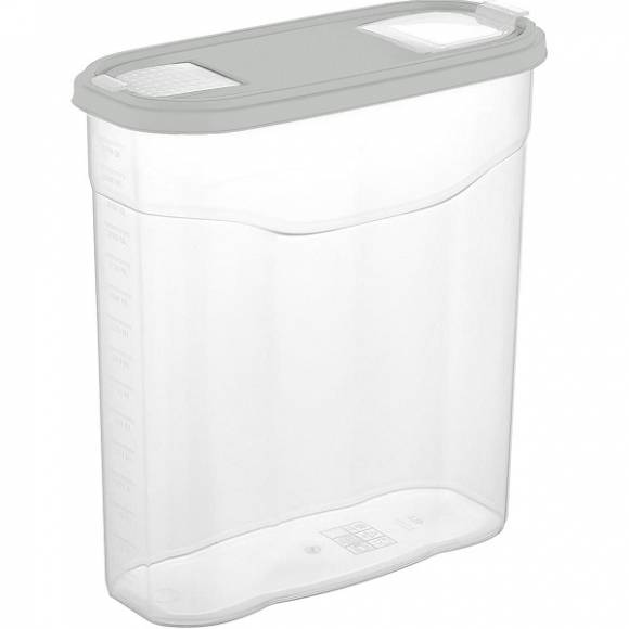 Банка для сыпучих прод. 4000 мл. 245*105*260 мм. с пластик. крышкой 73026 Банка для сыпучих прод. 4000 мл. 245*105*260 мм. с пластик. крышкой 73026