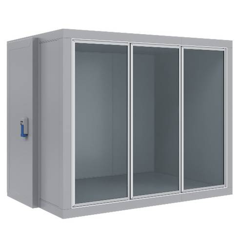 Камера холодильная со стеклянным фронтом Polair КХН-5,77 СФ 2515х1360х2200 три двери Х7 Камера холодильная со стеклянным фронтом Polair КХН-5,77 СФ 2515х1360х2200 три двери Х7